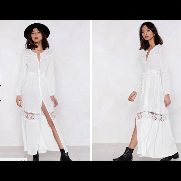 Nasty Gal Dresses & Skirts - Nasty Gal A Case of You Crochet Dress - S